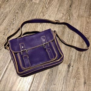Leather Roots Crossbody Bag